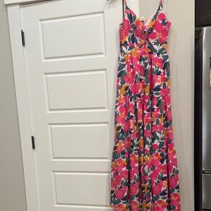 Entro Multicolor Floral Maxi Dress